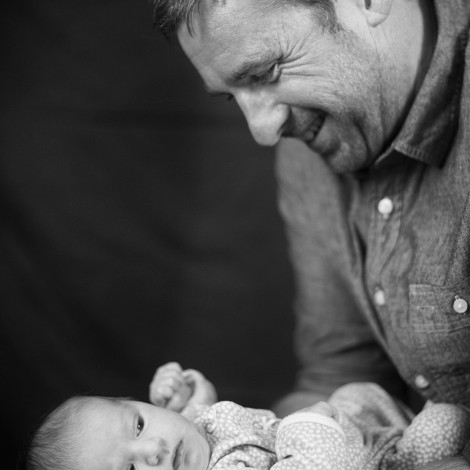 Father and Newborn Daughter